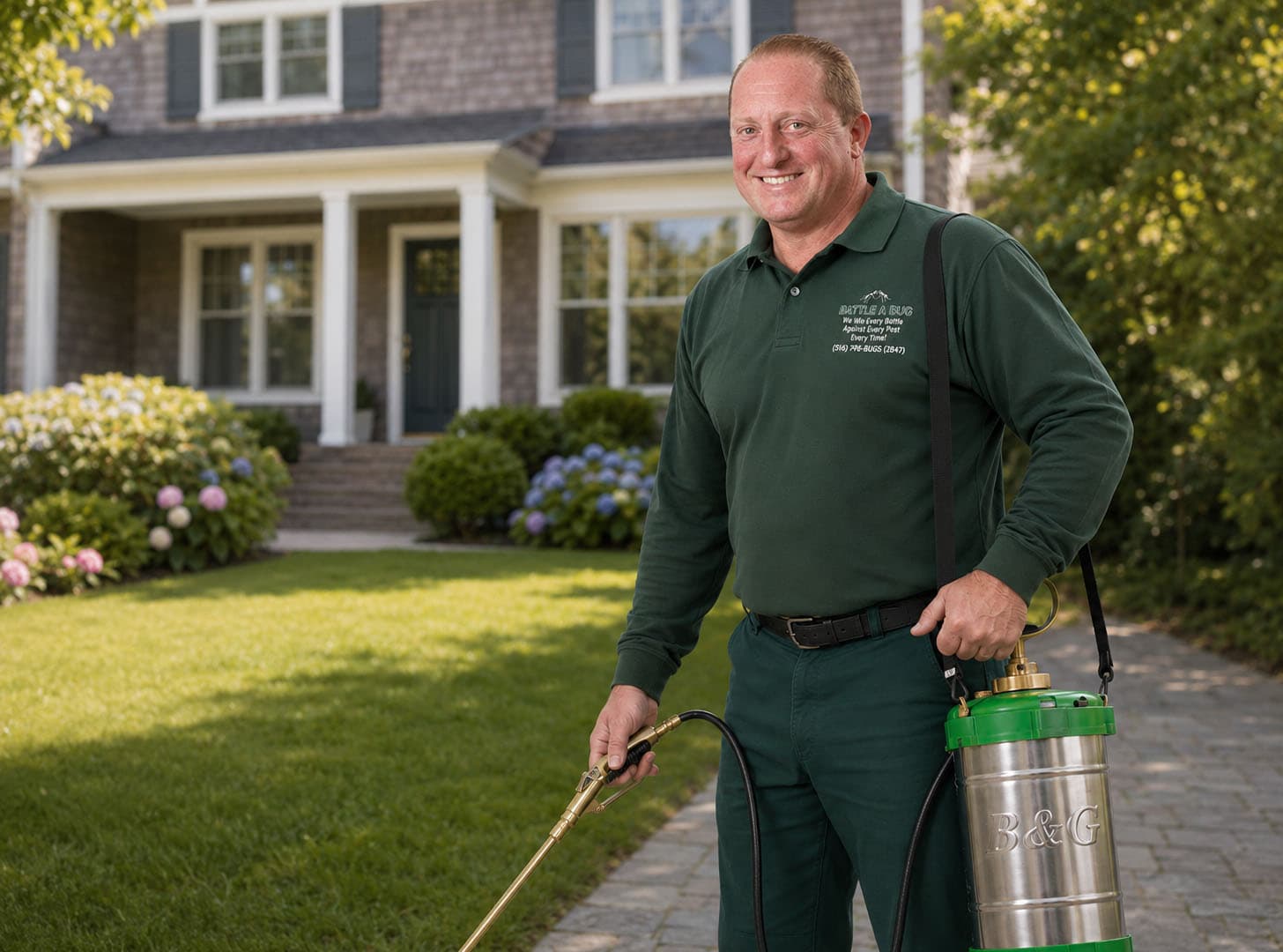 Battle A Bug pest control technician serving Long Island