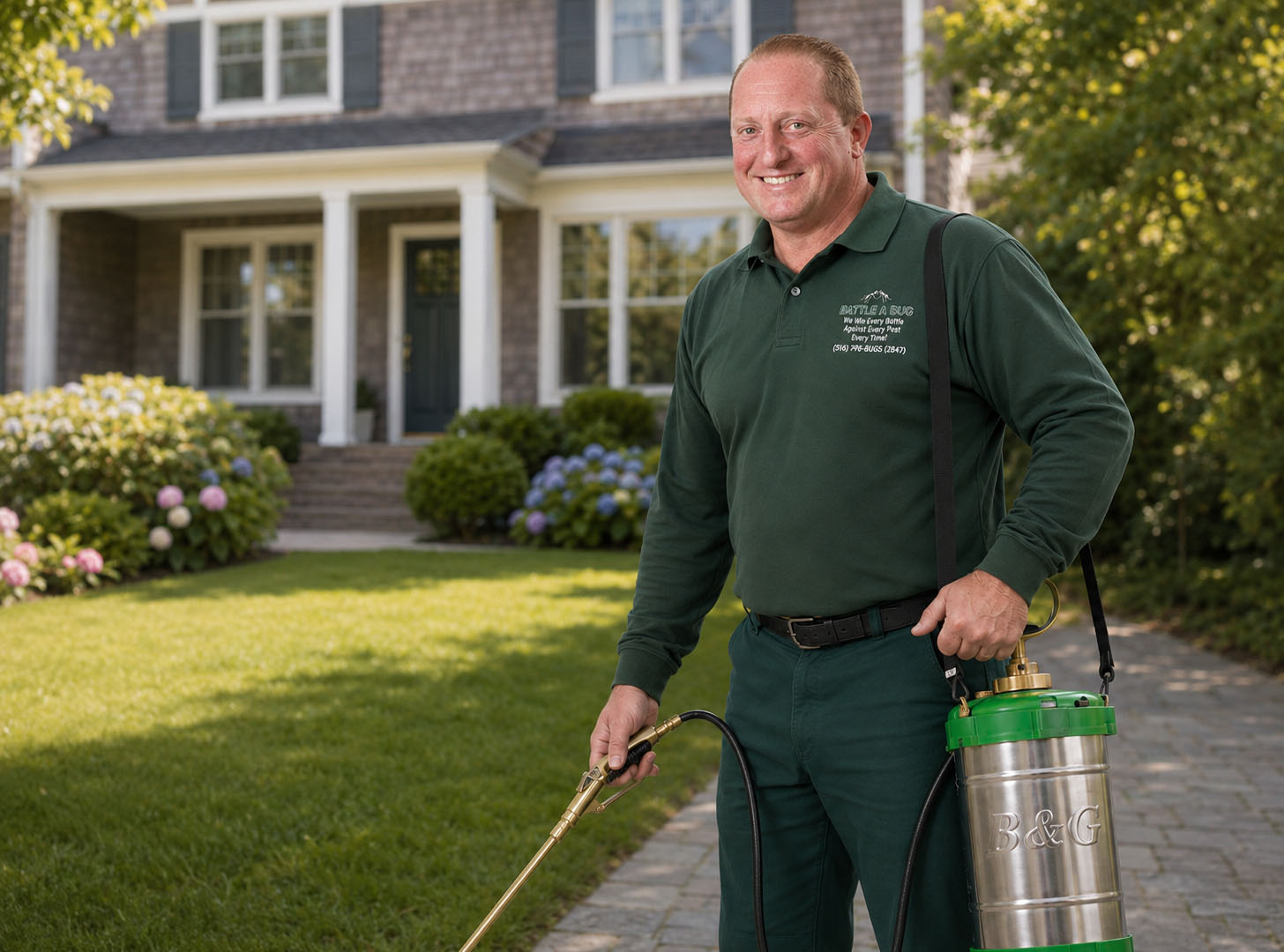 Battle A Bug pest control technician serving Long Island